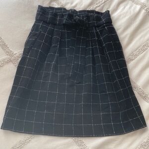 H&M knee length plaid skirt